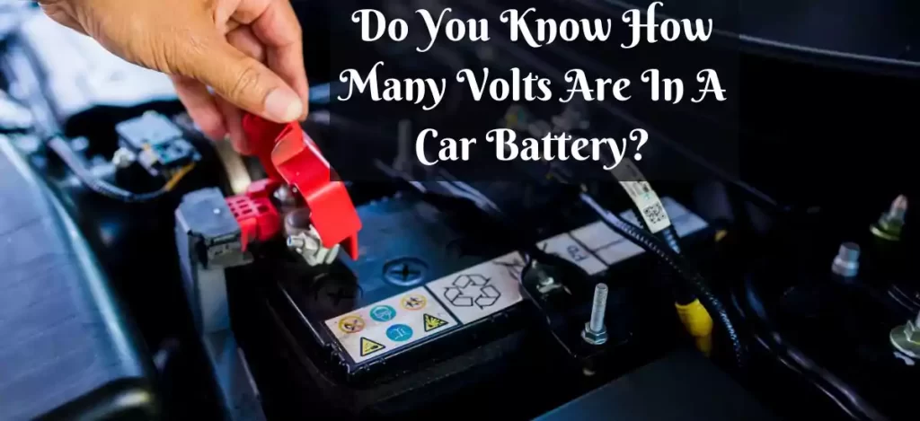 how many volts is a car battery