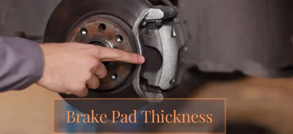 brake pad thickness